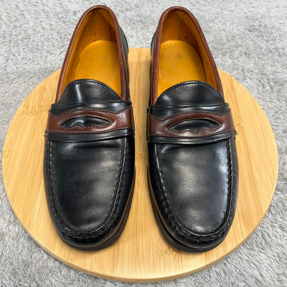 Allen Edmonds Cedarville Loafers 9.5 D Road Warriors Black‎ Brown Comfort Travel